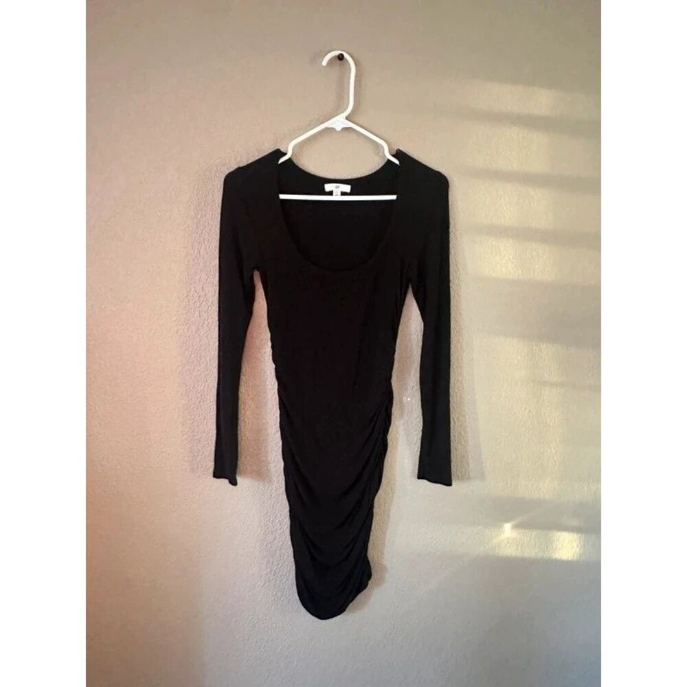 BP Side-Ruched Long-Sleeve Bodycon Dress Size XS